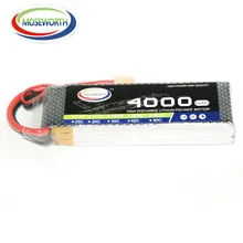 RC lipo Батарея 4S 4000 mah 14,8 V 30C lipo batteria для Квадрокоптер Радиоуправляемый modlel Вертолет радиоуправляемый Дрон MOSEWORTH