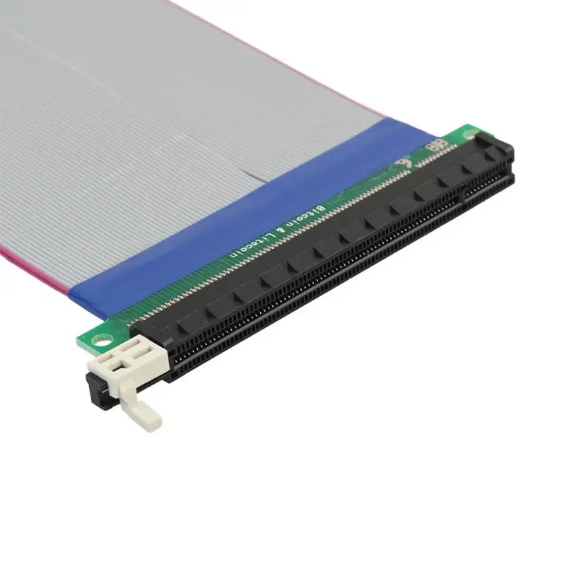 

HIPERDEAL New PCI-E Express 16X To 16x Male to Female Riser Extender Card Ribbon Cable 20cm 18Apr30 Dropshipping