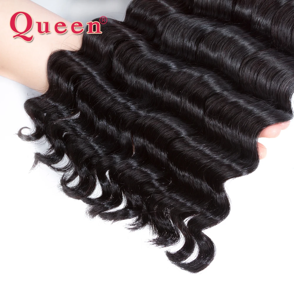 Queen Hair Products 3 Bundles Malaysian Loose Deep Hair Remy Human Hair Bundles Double Weft Natural Color Hair Weave Extensions Queen Hair Products 3 Bundles Malaysian Loose Deep Hair Remy Human Hair Bundles Double Weft Natural Color Hair Weave Extensions