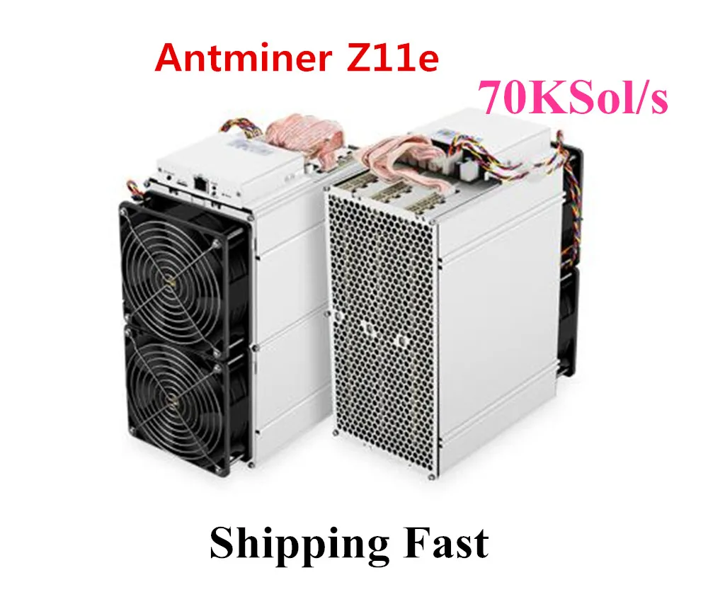 Asic Equihash Miner Antminer Z11e 70k Sol/s ZCASH Miner Mining ZEC ZEN Better Than Innosilicon A9 Antminer S9 S11 S15 S17 Z9 Z11