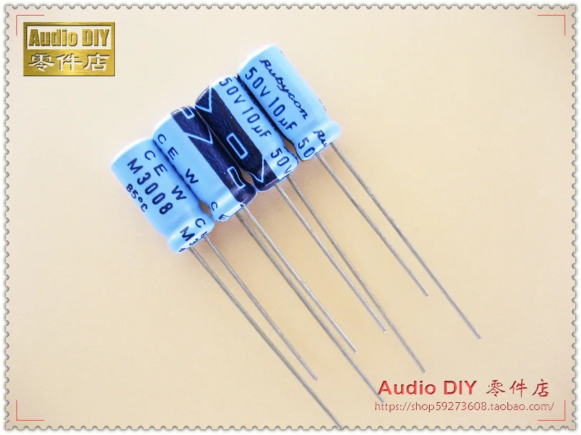 2020 горячая Распродажа 30 шт/50 шт Rubycon Old Sky Blue TWSS (CEW) series 10 мкФ/50V электролитические