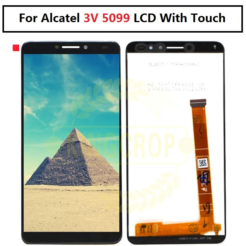 

For Alcatel 3V lcd For Alcatel 3V 5099 lcd Display+Touch Screen Digitizer Assembly Replacement For Alcatel 3V ot5099 lcd