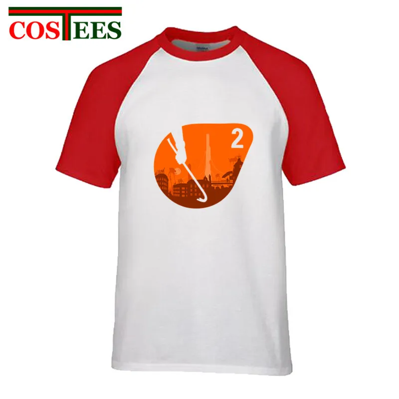 Camiseta hombre 2018 vestido verano Мужская футболка с логотипом Half Life half life 2 homme