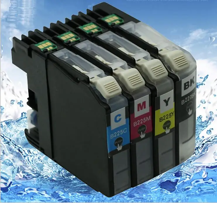 4 шт. совместимый чернильный картридж LC227 XLBK LC225 XLC XLM LC225XL для brother DCP J4120DW MFC J4420DW J4620DW
