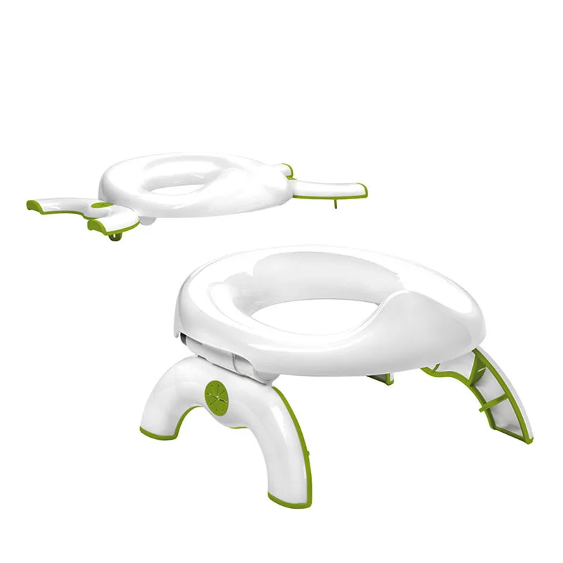 New 2 in 1 Portable Training Toilet Seat Kids Multifunctional Foldable Travel Potty Rings for Baby Infant Toddle 5
