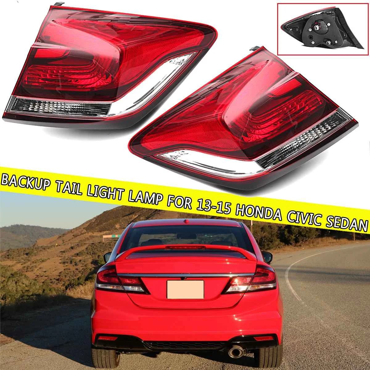 TYC 17-5159-00 Toyota 4 Runner Passenger Side Replacement Rear Reflector