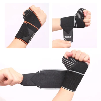 50Cm Gewichtheffen Antislip Elastische Polsband Body Building Bandage Bracer Handschoenen Sport Indoor Training Gym Wrap Protector Enkel