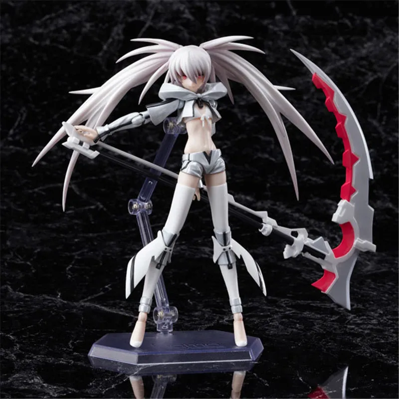 

Anime Black Rock Shooter Figuras Toys 15cm White Shooter Action Figure Model Collection Toy Dolls Brinquedos Gift