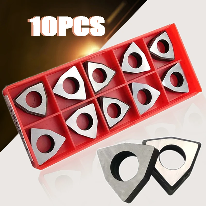 10pcs/Box MW0804 Carbide Shim Trigon for WNMG0804 Inserts CNC Turning Tool Holder Boring Bar