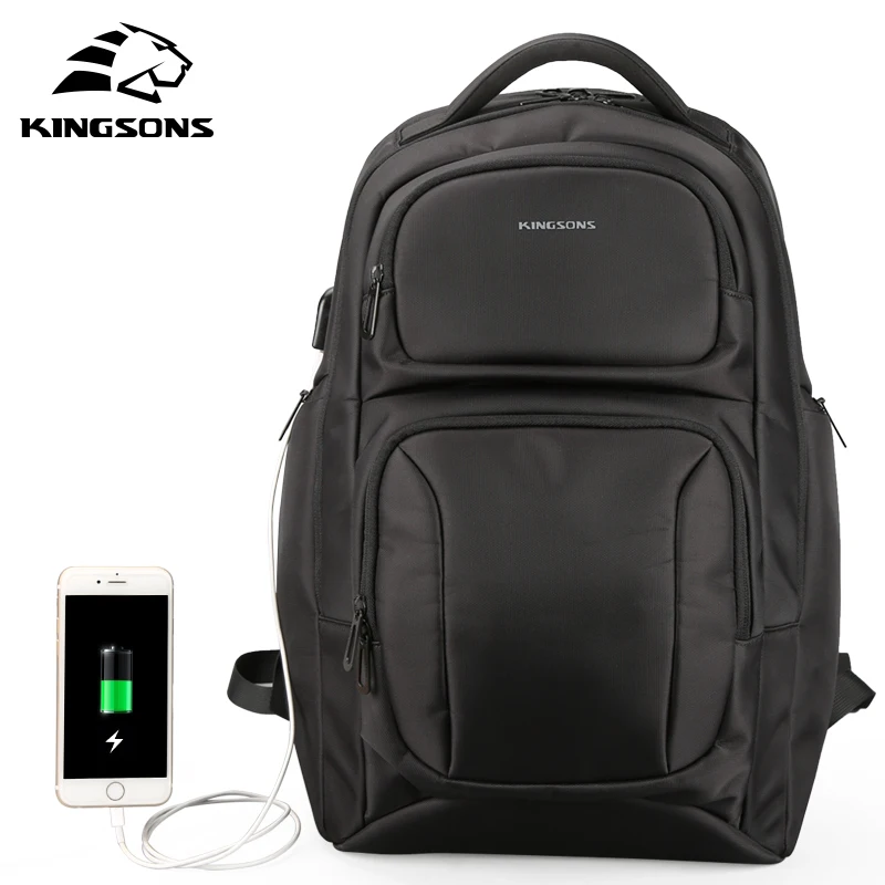 Kingsons Men Male Canvas Backpacks College Student School Backpack Bags for Teenagers Mochila Casual Rucksack Travel Daypack цена Kingsons Men Male Canvas Backpacks College Student School Backpack Bags for Teenagers Mochila Casual Rucksack Travel Daypack цены онлайн