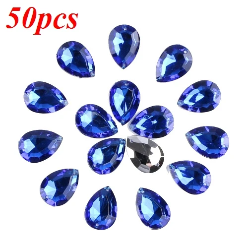 Sunbling-50pcs-lot-13-18mm-Drop-Shape-Crystal-Rhinestone-2-Holes-Sliver-Colorful-Acrylic-Jewelry-For.jpg_640x640 (6)