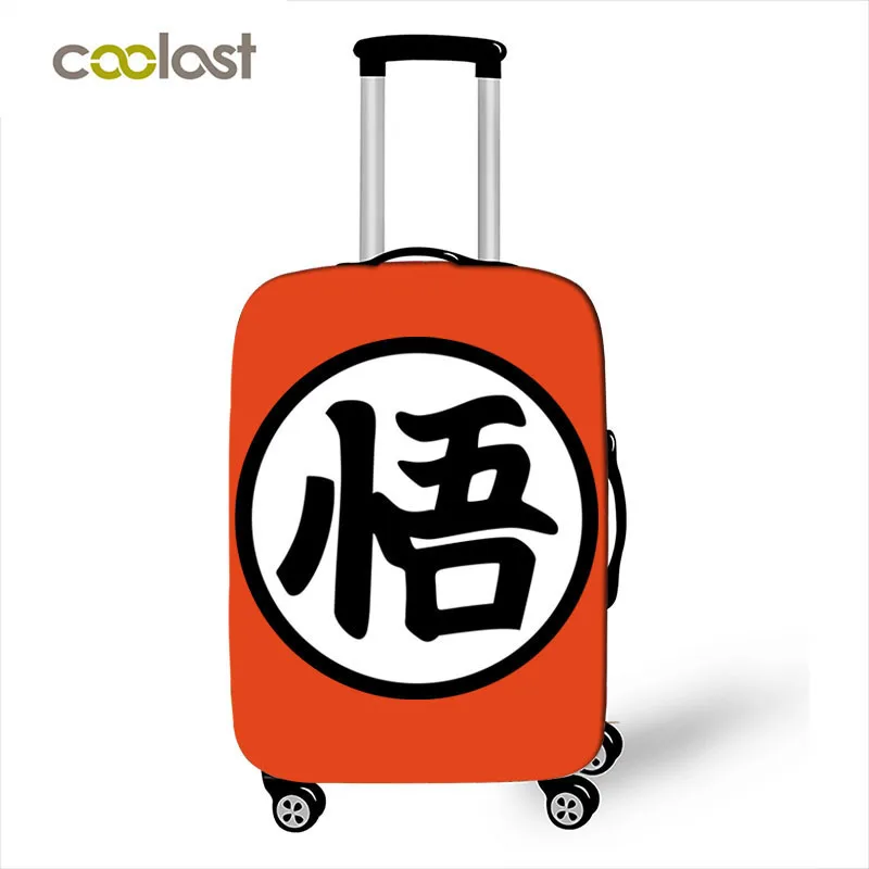 Чехол для багажа Dragon Ball 18-32 дюймов дорожная сумка CoverElastic Saiyan Goku Vegeta дорожные аксессуары для чемодана защитный чехол - Цвет: XT QLZ22