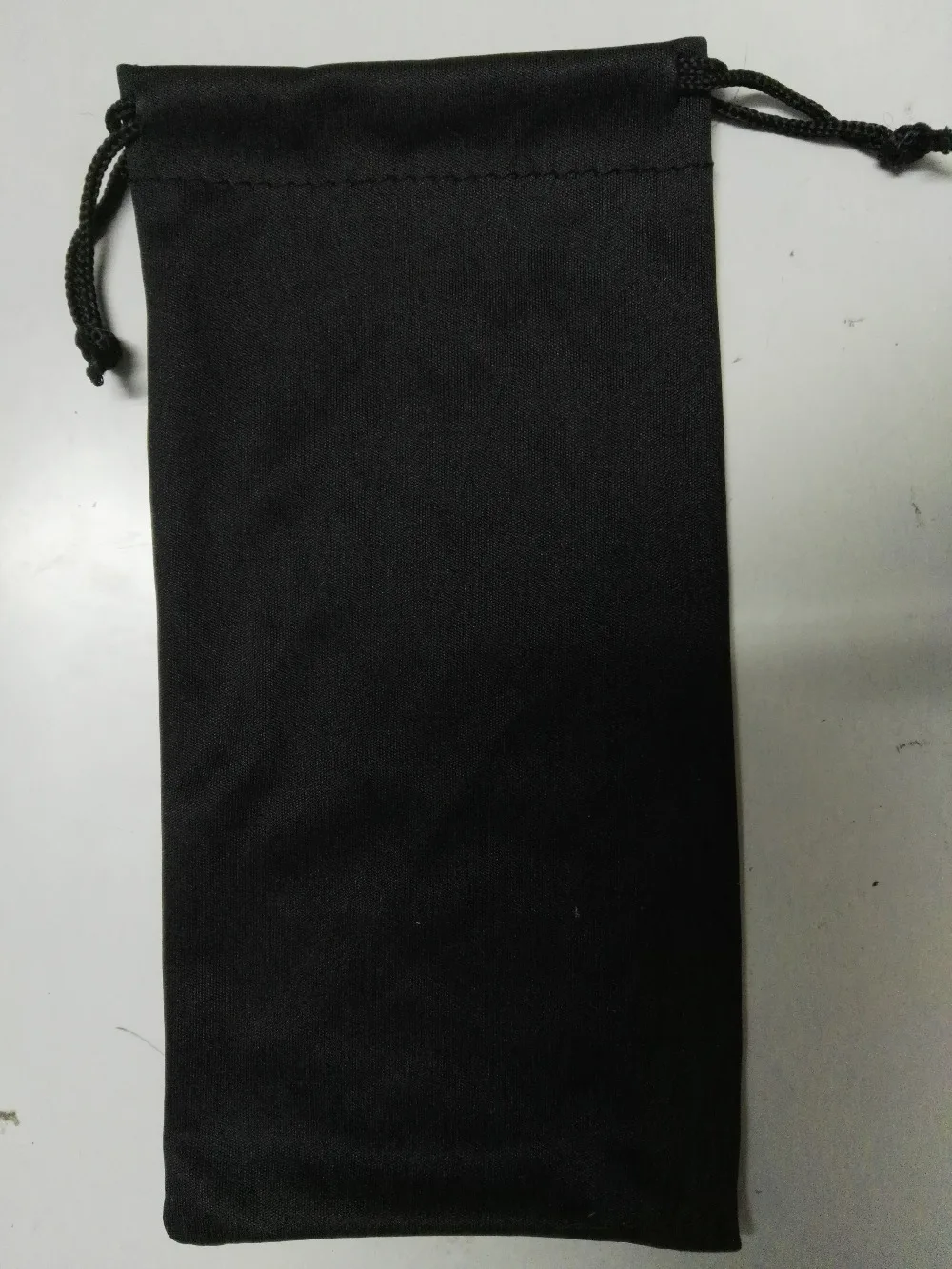 

special sale 50pcs black microfiber cheap drawstring bag custom 9*18cm sunglasses bag wholesale for sunglasses packaging