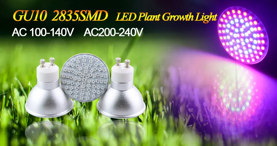 Full Spectrum GU10 E27 LED Grow Light Phyto Lamp For Indoor Flower Plants Garden Hydroponics  (1)