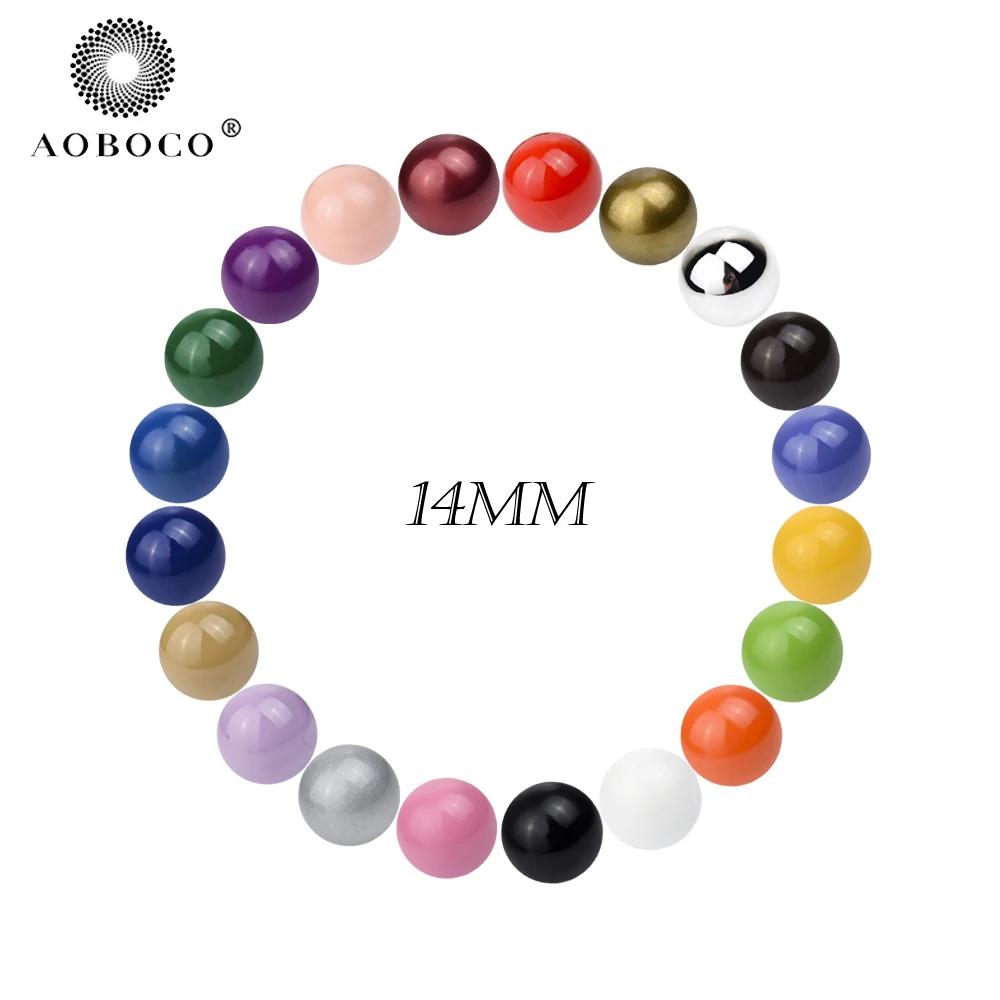 

AOBOCO Harmony Ball Bola 14mm Angel Caller Chime Ball Necklace Music Ball Pregnant Women Baby Jewelry Baby Shower Gift Mom Gift