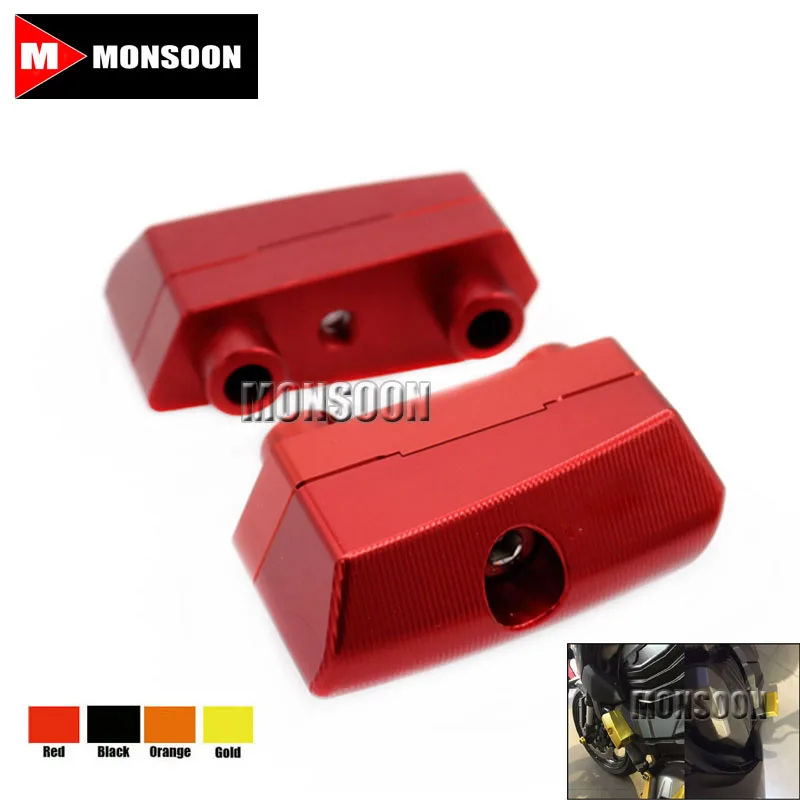

For Kawasaki Z800 Z1000 Z750 Z 800 Motorcycle CNC Frame Sliders Crash Engine Protector Guard Red