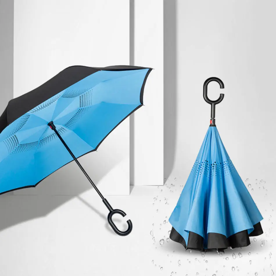 Новинка, Модный складной мини Зонт с c-образной ручкой, неавтоматический, мужской и женский пляжный зонт от солнца, женские зонты