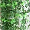 2.5M Artificial Ivy green Leaf Garland Plants Vine Fake Foliage Flowers Home Decor Plastic Artificial Flower Rattan string ► Photo 2/6