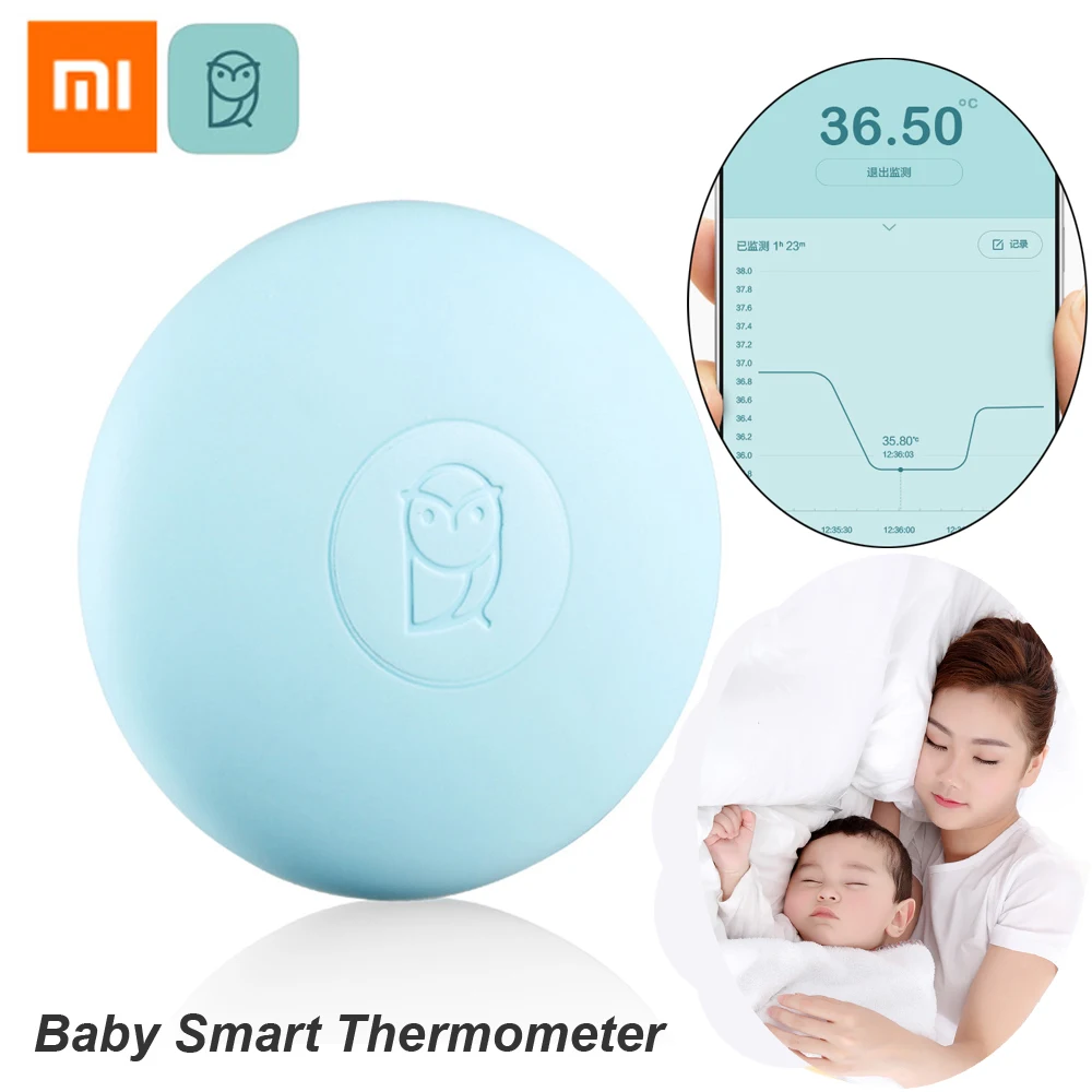 

Xiaomi Miaomiaoce Digital Baby Smart Thermometer Clinical Thermometer Accrate Measurement Constant Monitor High-Temprature Alarm