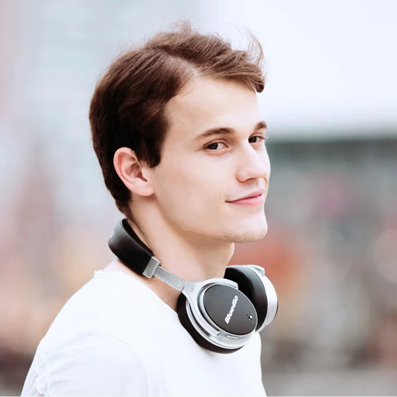 

Newly Active Noise Cancelling Wireless Bluetooth Headphones Rotatable Ear Headphone with Soft Ear Pad