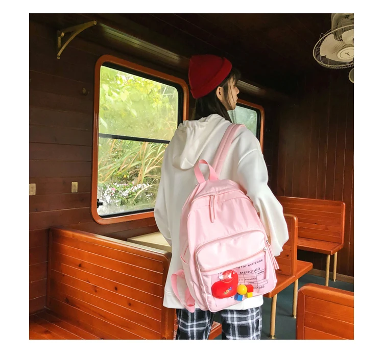 Cute Clear Transparent Women Backpacks PVC Stuffed Toys Student Schoolbags Fashion Teenage Girls Bags for School Backpack New_27