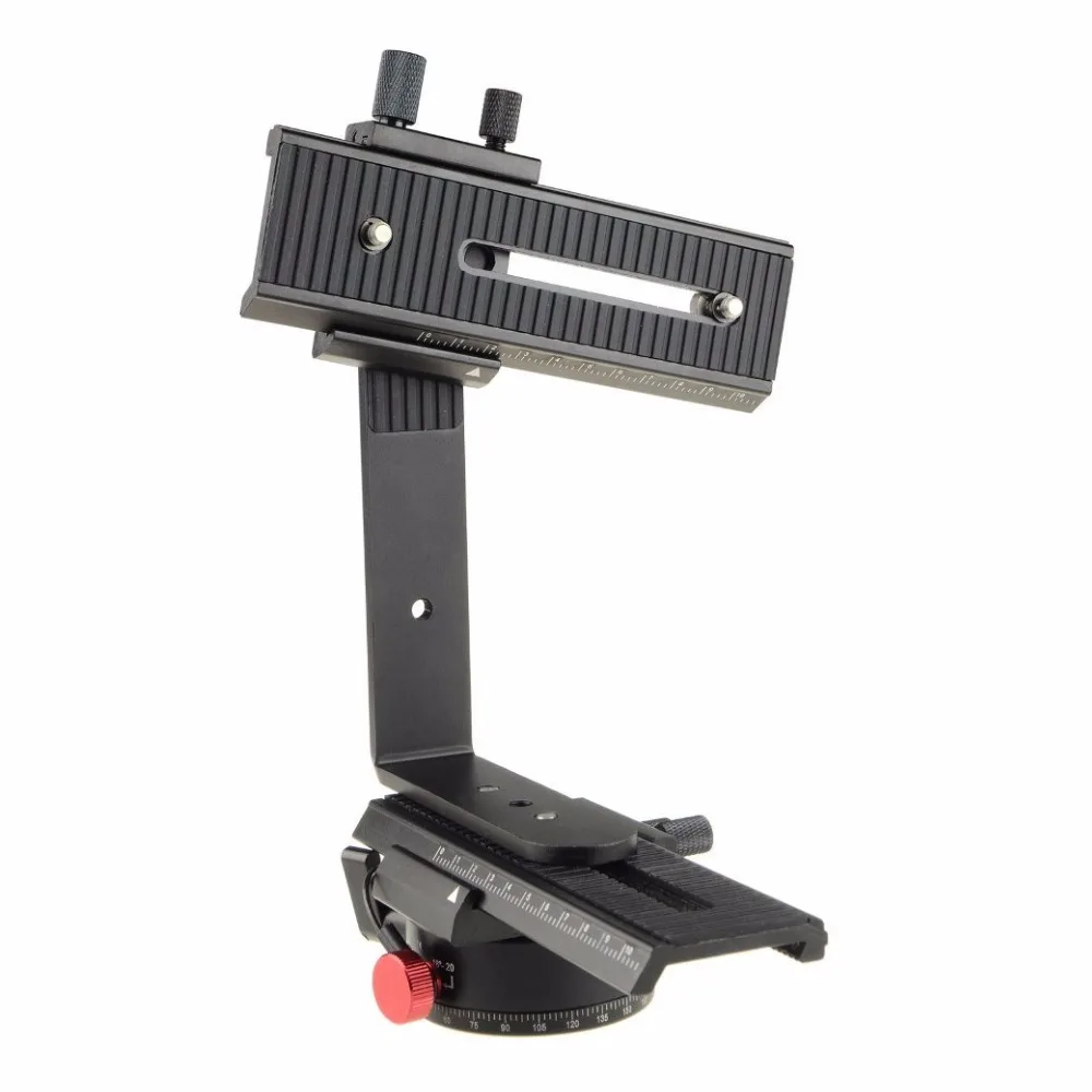 DSLRKIT 360 Degree Swivel Panoramic Indexing Rotator+ 2 Way Rail