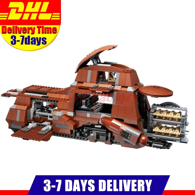 IN Stock DHL Lepin 05069 UCS Series The Federation Transportation Tank MTT Children Building Blocks Bricks Toys Model 7662