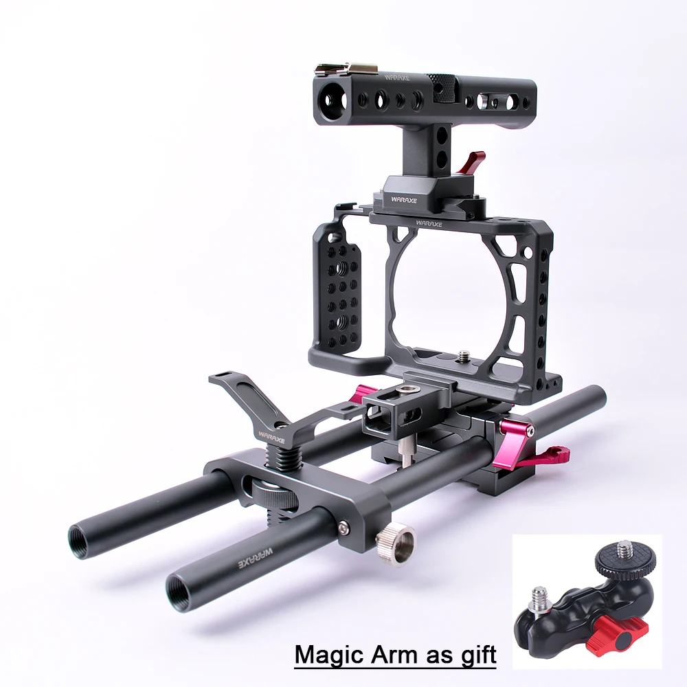 Комплект для профессиональной фотосъемки Rabbit клетка видеокамеры подходит Sony A6000