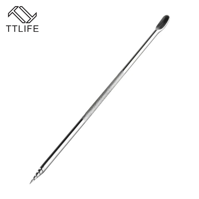 TTLIFE الفولاذ المقاوم للصدأ القهوة اتيه رغوة الفن القلم إبرة DIY كعكة الحلويات نحت تزيين أدوات القهوة نحت القلم Coffeeware TTLIFE الفولاذ المقاوم للصدأ القهوة اتيه رغوة الفن القلم إبرة DIY كعكة الحلويات نحت تزيين أدوات القهوة نحت القلم Coffeeware