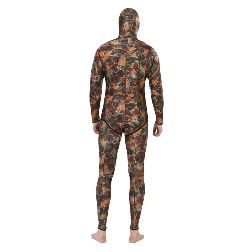 Top quality new 7mm CR neoprene diving suit camo spearfishing wetsuit (3)