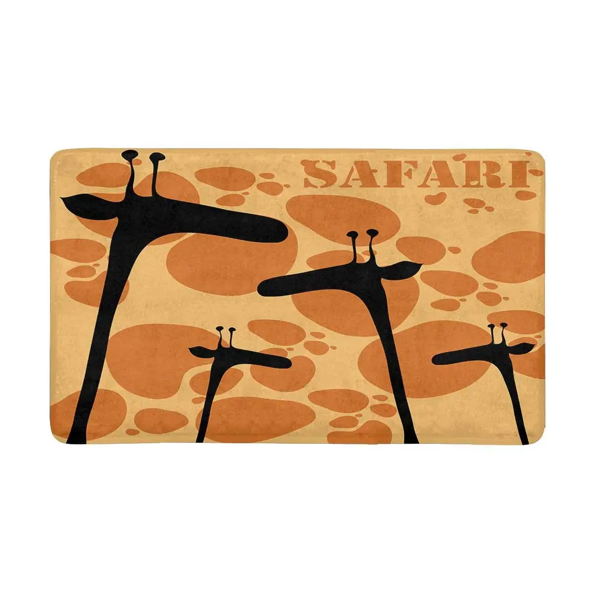 Cute Style Giraffes Indoor Entrance Rug Floor Mats Shoe Scraper Doormat | Дом и сад