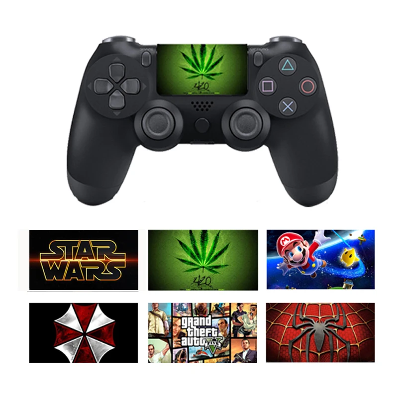 Custom PVC Touch Pad Vinyl Stickers For Sony Dualshock 4 PS4 Pro font b Slim b