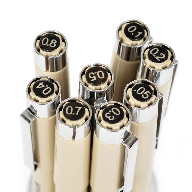 

Genvana a set Pigma micron pen Needle drawing markers Cartoon Design Sketch dawing liner fineliner Sketching pen art marker