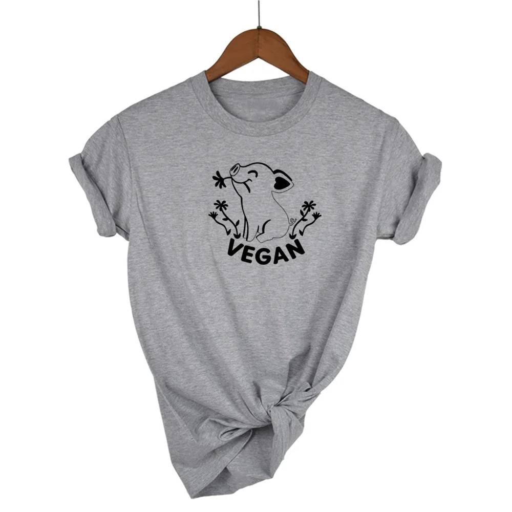 Vegan Футболка женская есть фрукты не друзья Футболка с принтом harajuku kawaii tumblr футболка с круглым вырезом для девочек женская футболка