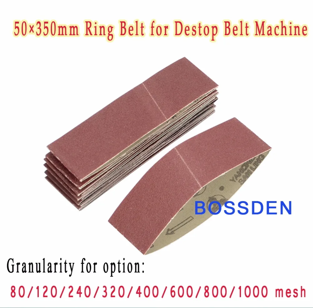 

BOSSDEN Ring Sandpaper Tape Sanding Paper Belt for Desktop Polishing Machine