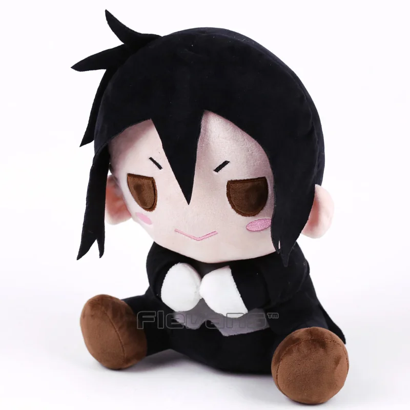 Черный Дворецкий Kuroshitsuji Ciel Себастиан микаелис плюшевая игрушка мягкая кукла животного 12 дюймов 30 см