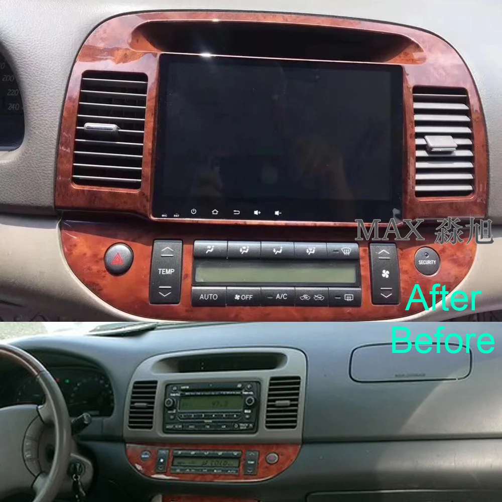 MAX Qcta Core Android 8.1.0 автомобильный dvd-плеер для Toyota Camry 2002 2003 2004 2005 2006 Автомагнитола RDS Bluetooth 4G WiFi SWC gps карта