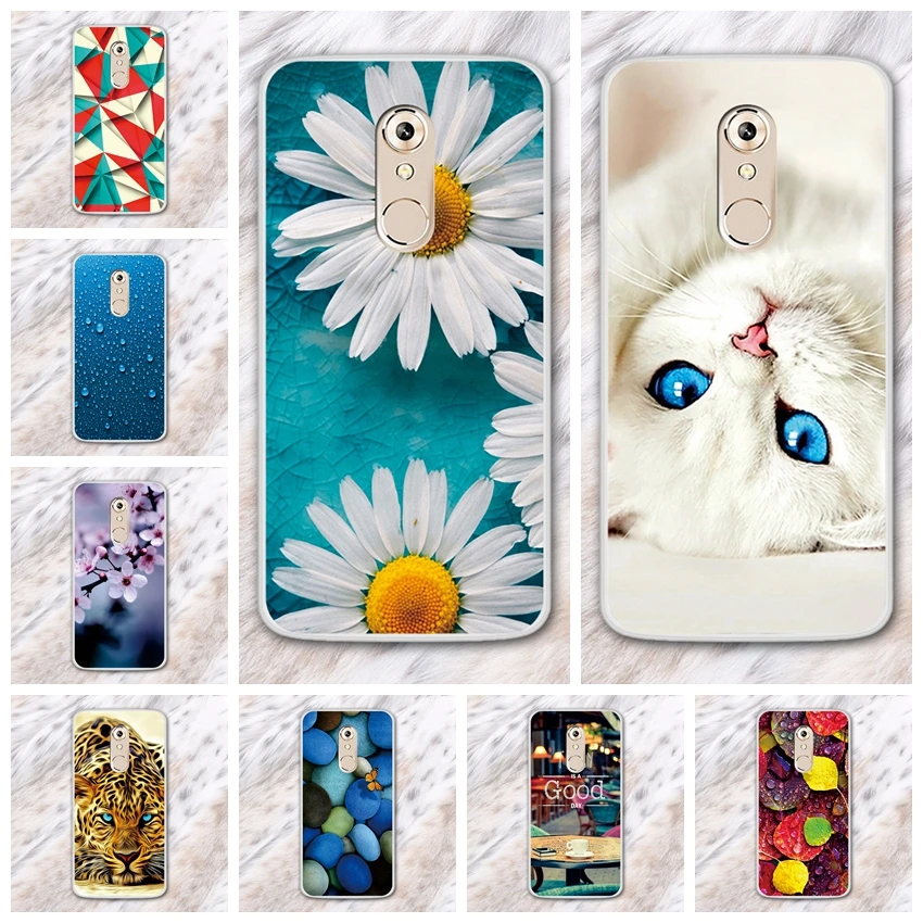 For Zte Axon 7 Mini Case 5.2 inch Soft Silicone TPU Fashion Painted Back Cover Phone |