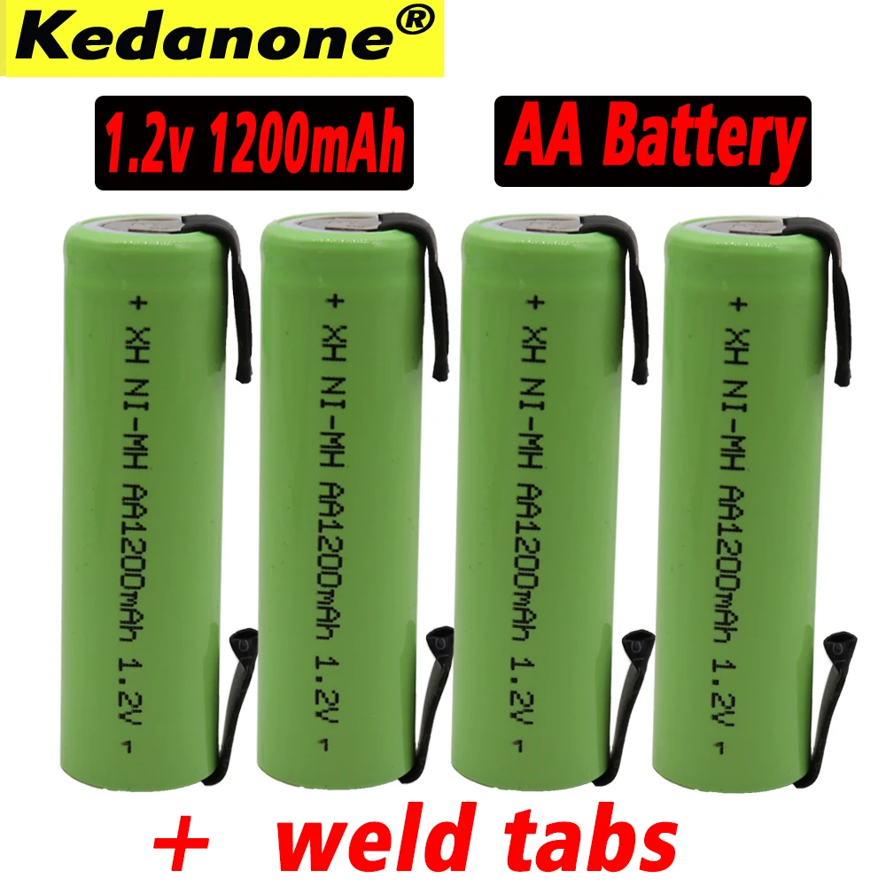 

1.2V AA NI MH Rechargeable Battery 1200mAh aa battery package with pins for Philips toothbrush Shaving electric toothbrush