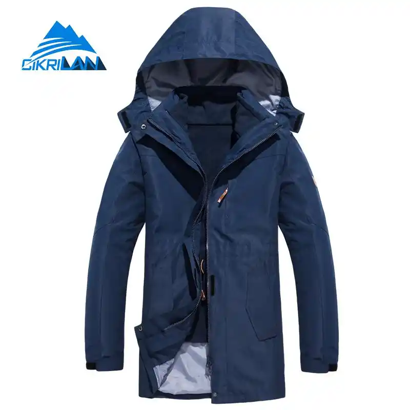 mens long waterproof walking coat