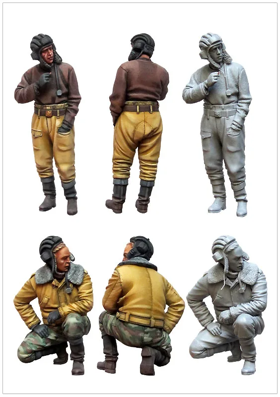 

1:35 scale resin model kit resin figure model soldier D0097