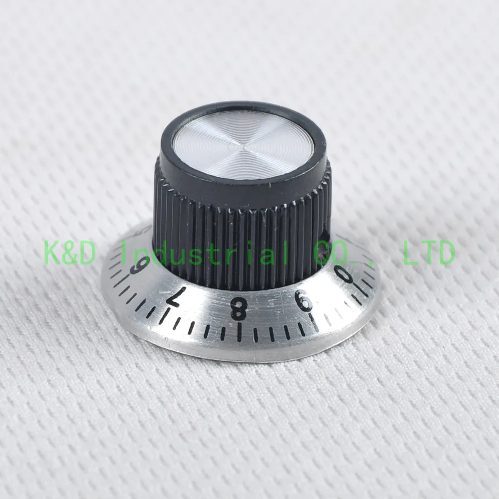 

10pcs Vintage Bakelite + Aluminum Control Volume Tone knob for 6mm shaft Electric Guitar Amplifier Parts
