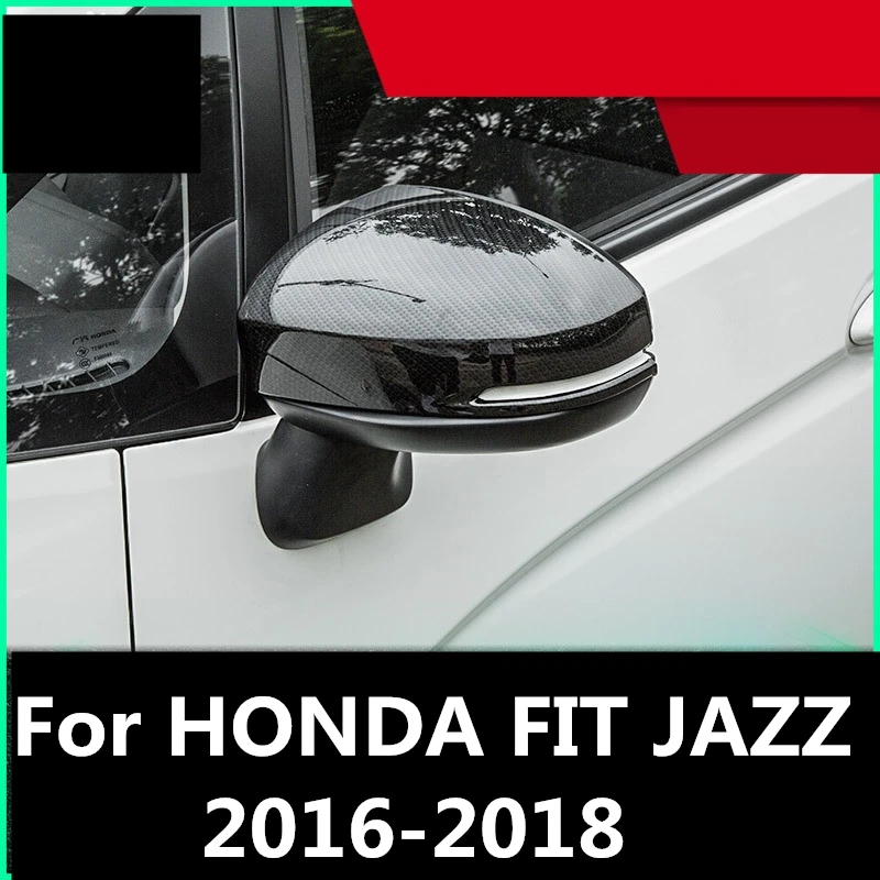 Для HONDA FIT JAZZ 2016-2018 автомобильные чехлы для зеркала заднего вида Чехлы аксессуары