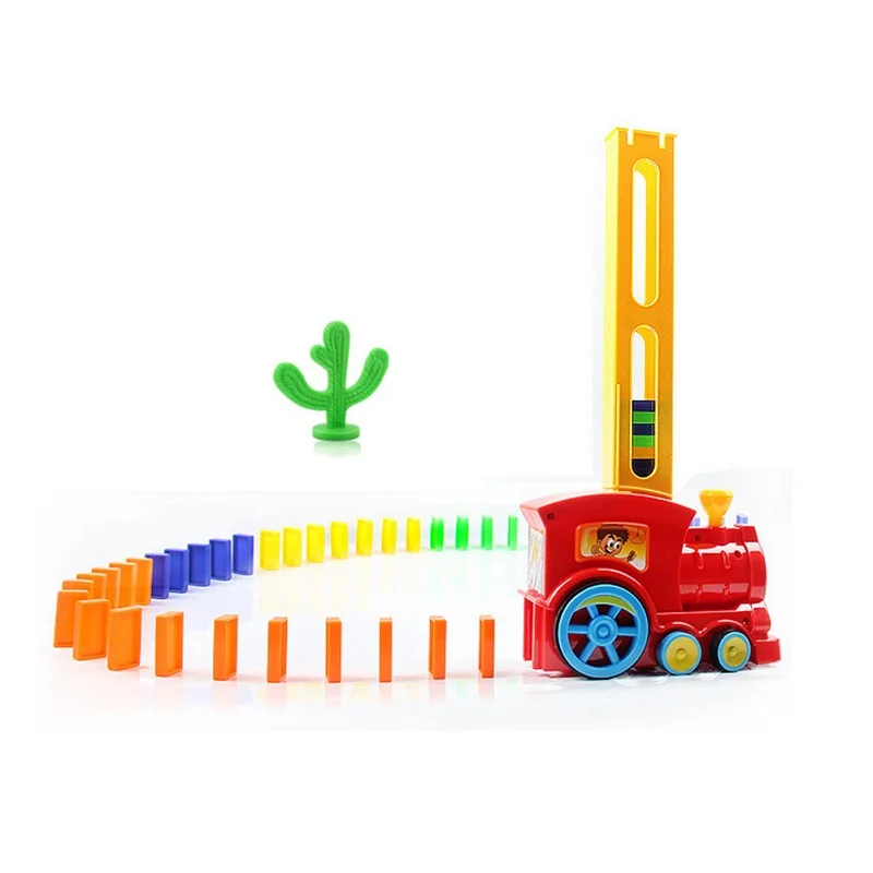 Поезд электрический домино автомобиль модель автомобиля Волшебный автоматический набор красочные пластиковые игрушки домино Подарочная игра детский подарок на день рождения - Цвет: Светло-серый