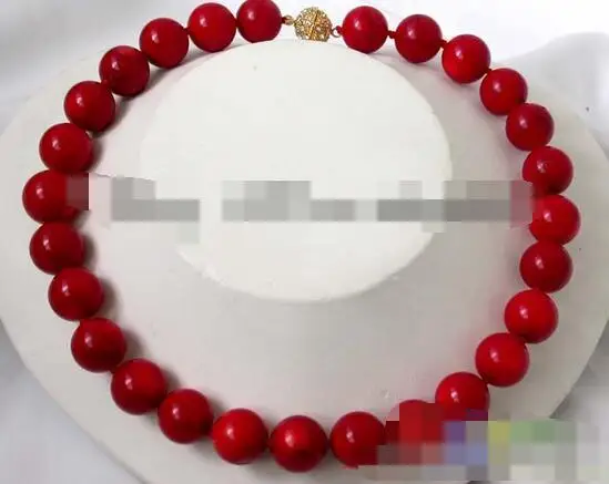 

song voge gem nanJ0312 nature red round coral necklace