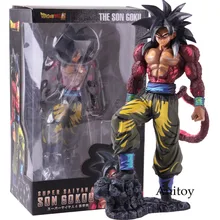 Dragon Ball Super Saiyan 4 Son Gokou Son Goku Manga Dimensions Version PVC Statue Figure Collectible Model Toy