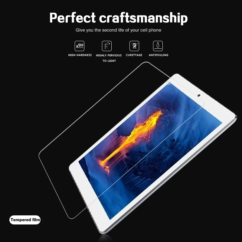 Продуманная пленка из закаленного стекла для Cube U78 iplay 8 7,8" Tablet PC, Защитная пленка для переднего экрана с защитной посылка