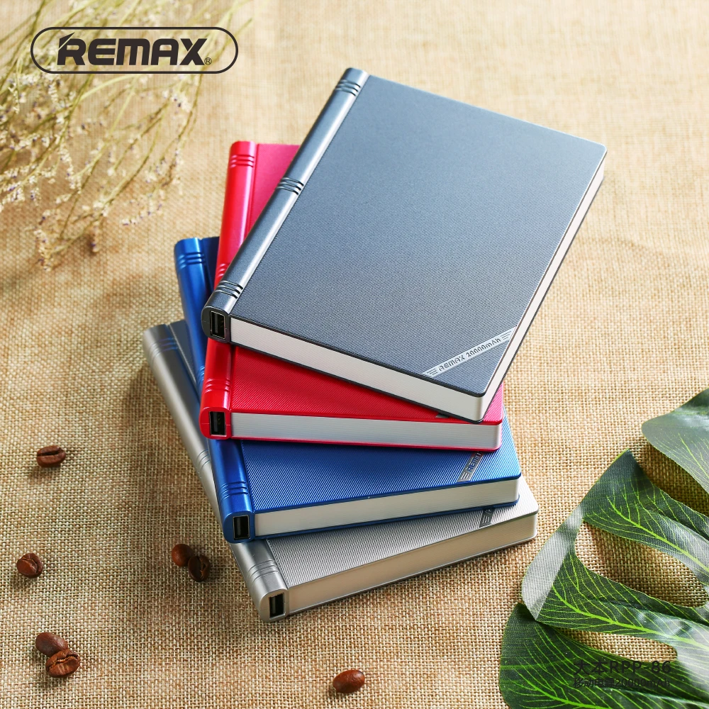 

REMAX Power Bank 20000mah Polymer battery 2.4A Portable Fast Chargers External Battery Mobile Phone Powerbank For iPhone xiaomi