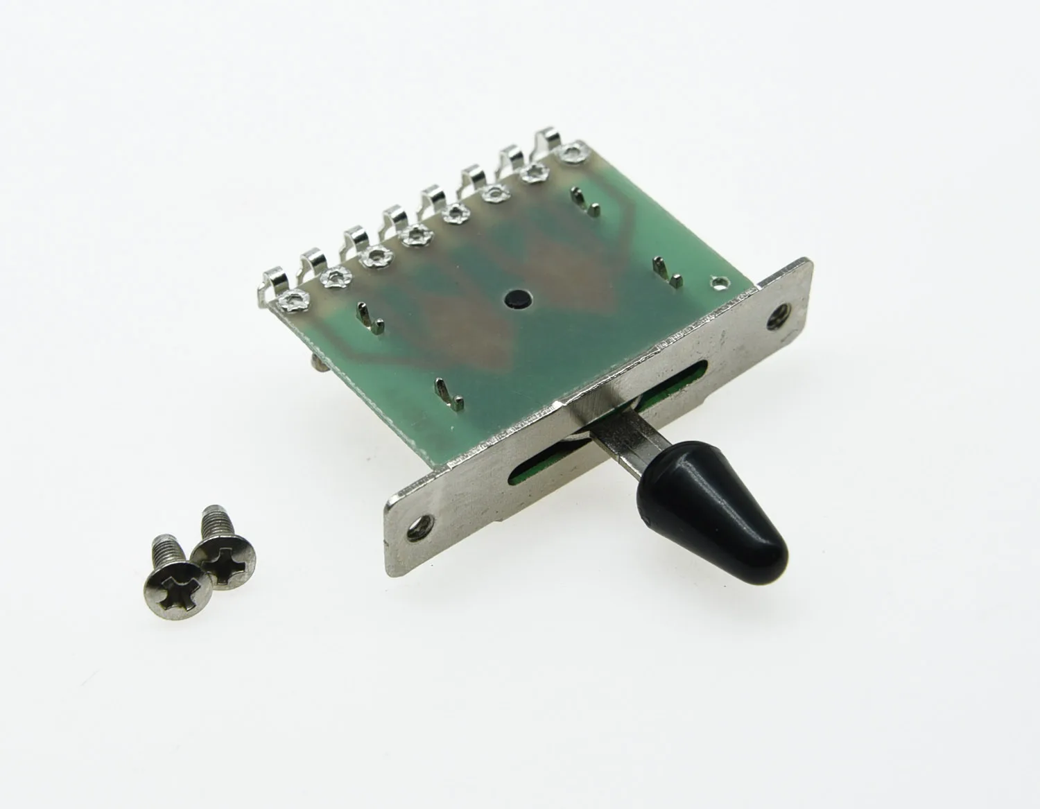 

KAISH Chrome 5 Way Guitar Pickup Level Switch for ST Black Tip
