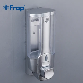 

Frap new 350ml Plastic Single Liquid Soap Dispenser for bathroom Wall Mounted Lavatory Bath Shower Accessories F407